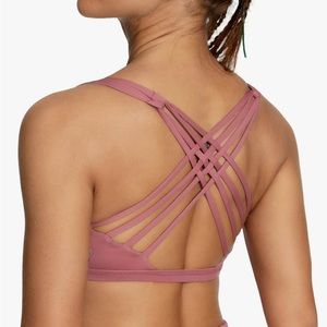 Queenie Ke strapping sports bra pink mauve , XS
